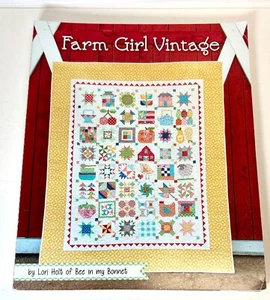FARM GIRL VINTAGE ~Lori Holt B~ Quilting Pattern Book~Spiral Binding - Foto 1 di 4