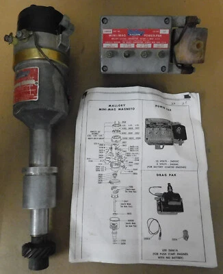 Mallory Raro Nostálgico 303F Antiguo Cadillac Magneto&Coil, Iron Gear, Mech Advance Foto 1 de 4