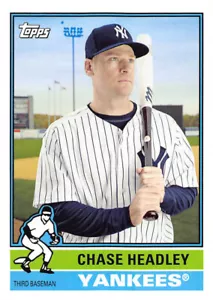 Chase Headley 2015 Topps Archives card Base #180 New York Yankees - Picture 1 of 2