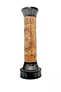 Antique Carved Batak Sumatra Shaman Medicine Holder w/Calendar, High Grade - Picture 1 of 6