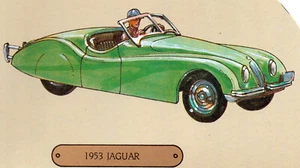1953 Jaguar XK-120, Minicraft Highway Pioneers, Maßstab 1:32, ungebauter Bausatz - Bild 1 von 2
