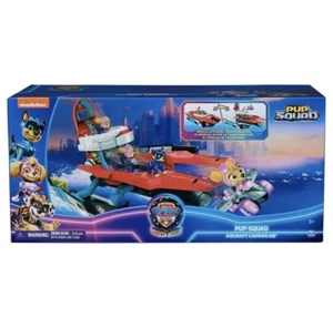 Paw Patrol Mighty Pup Squad Aircraft Carrier HQ Playset & Figure New Kids Toy 3+ - Picture 1 of 8