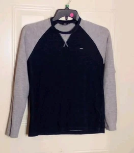 Michael Kors Teen Boy's Sweater Two Tones Size Small Color Blue And Grey - Picture 1 of 8