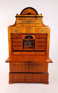 Biedermeier Sekretär Kirschbaum Wien um 1815 Restauriert - Bild 1 von 24