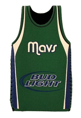 Vintage Dallas Mavericks Bottle Beverage Koozie NBA Playoffs Bottle Cooler Cover