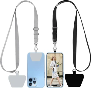 SHANSHUI Phone Lanyard, 2 Pack Phone Lanyard Strap 2X Durable Tether Tab - Zdjęcie 1 z 12