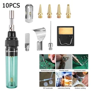 Us-Butane Gas Saldatura Iron.kit Kit Torcia Penna Elettronica Attrezzo Portatili - Foto 1 di 8
