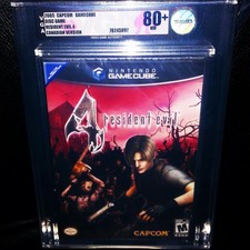 Resident Evil 4 GameCube Black Label Wata 9.6 A Brand New Sealed - First  Print