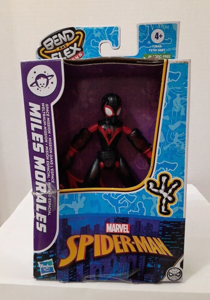 Marvel Spider-Man Bend and Flex Missions Miles Morales Action Figure