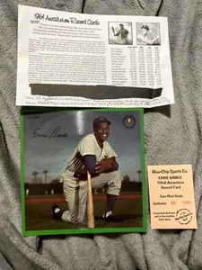 1964 Auravision Records Card Ernie Banks - 💎💎GEM MINT💎💎 - Picture 1 of 2