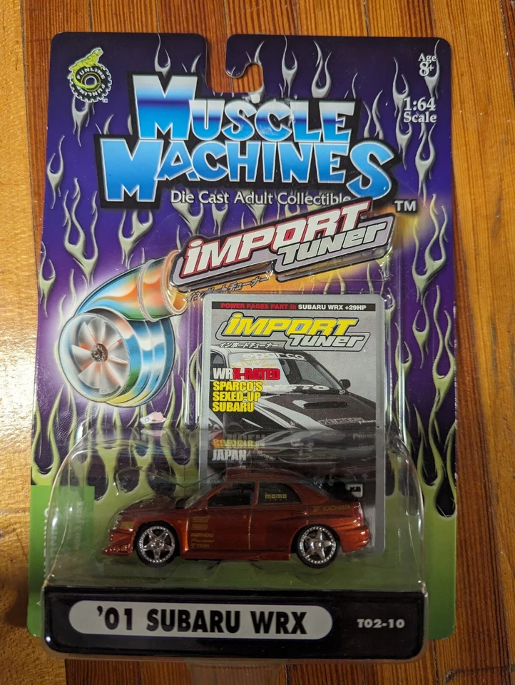 2000 Muscle Machines Import Tuner '01 Subaru WRX Sun Burnt Orange New - Image 1 of 1