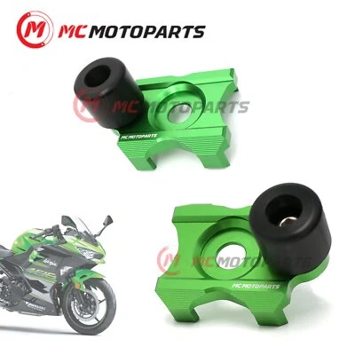 MC Motoparts 3 Colors Axle Block Sliders For Kawasaki Ninja 400R 2018 2019 Foto 1 de 4