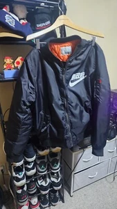 NWT Big Sam Nike Anarchy Air Tokyo Tokoyo Bomber Jacket Asian Sz S Mens US Small - Picture 1 of 13