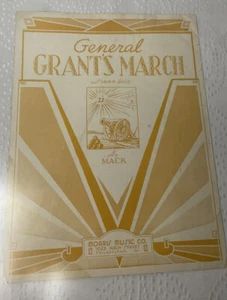 GENERAL GRANT'S MARCH Vintage Noten von MACK, CIVIL WAR 1933 - Bild 1 von 3