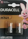 DURACELL - MN21 BATTERIES (Alarms, Watch, Remote, Car Remote Fob) 2 PACK