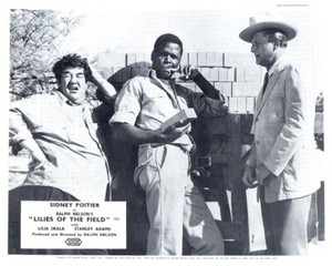 Lillies of Field Original Lobby Card Sidney Poitier Ralph Nelson Stanley Adams