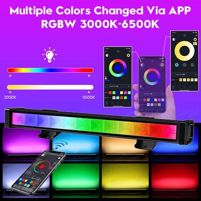 RGB LED Stage Lighting Wall Washer Light Bar DMX Disco Party Show Club APP - Image 1 of 4
