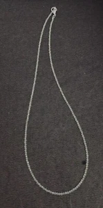 necklace featuring a round natural green peridot gemstone 925 silver with 2mm - Picture 1 of 9