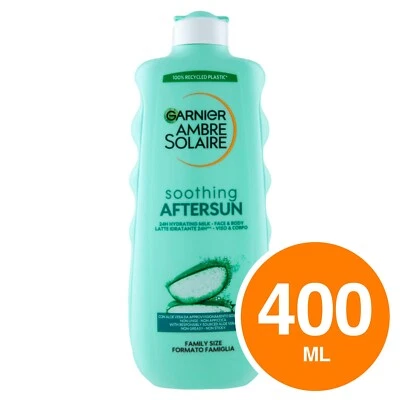 Garnier Ambre Solaire Doposole Latte Idratante Lenitivo 24h Aloe Vera Naturale