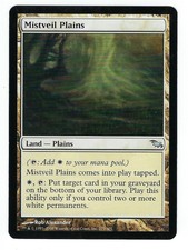 MTG  * MISTVEIL PLAINS * SHADOWMOOR * LAND * PLAINS