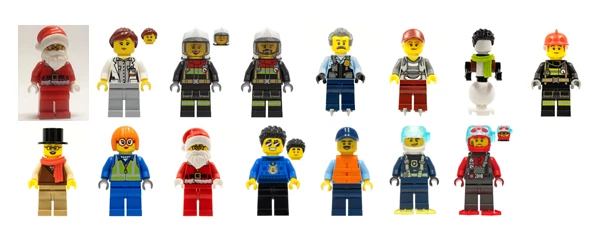 Minifiguras LEGO City - Elige una minifigura Foto 1 de 1