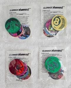 4 PACKS OF VINTAGE 1995 IMPERIAL SLAMMER WHAMMERS 4 SLAM CAPS 16 FLASH CAPS MIP - Picture 1 of 2