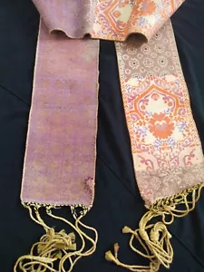 antique Moroccan fez belt metallic and silk woven brocade embroidery item1217 - Picture 1 of 15