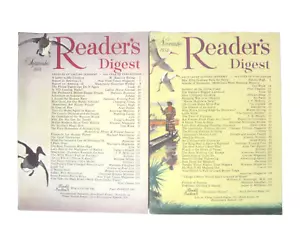 Reader's Digest Magazines 1954 Vintage Lot 2 September November - Picture 1 of 5