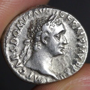 Domitian Denarius Ancient Roman Empire Silver Coin + Certificate of Authenticity - Picture 1 of 7