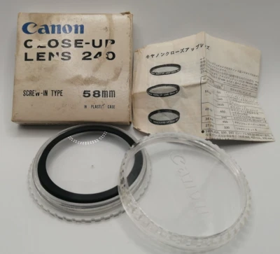 ✨Unused✨ Canon 58mm Close Up Lens 240  From JAPAN - Image 1 of 4