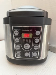 Cook’s Essentials 5.25 QT Electric Pressure Cooker Hinged Lid Model 99726 Tested - Picture 1 of 16