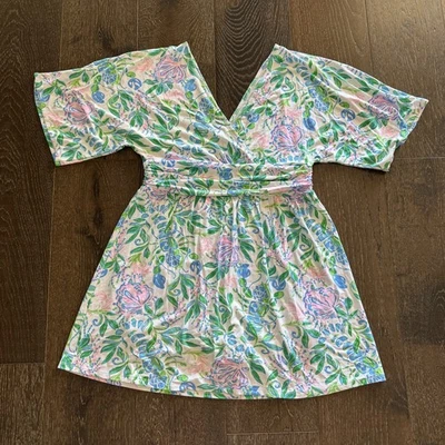 Lilly Pulitzer Parigi Resort White Just A Pinch Jersey Skort Romper Size L NWOT - Image 1 of 4