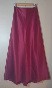 JS Collection red Maxi skirt formal skirt Evening A Line Lined   Sz 6 NEW - Picture 1 of 6
