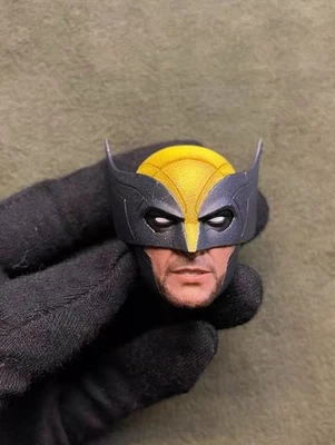 1/6 Helmet Figure Hot Toys MMS754 Deadpool Wolverine Deluxe Version Collectible - Image 1 of 3