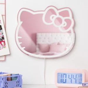 Official Sanrio Hello Kitty Wall Mountable LED Neon Mirror - Picture 1 of 4
