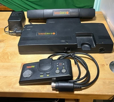 TurboGrafx-16 System One controller and OEM Power/RF adapter! - Image 1 of 4