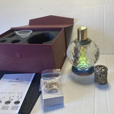 Lámpara de aceite con fragancia de cristal de Alexandria's Art For The Senses Foto 1 de 4