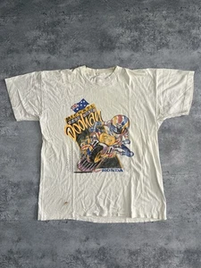 Michael Doohan 1990’s Honda Rothmans HRC T-shirt All Over Print Size L-XL - Picture 1 of 16