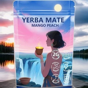 Yerba Mate 3-in-1 Super Drink Teepulver, Probiotika Matcha, 30 Portionen, Gehirn - Bild 1 von 9