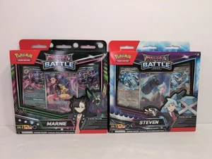 2 Pokemon TCG Rival Battle Deck Bundle Steven & Marnie New Sealed - Picture 1 of 2