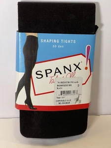 Spanx Women’s Shaping Tights Black Size D 165-220 lbs Tummy Hips Thigh Rear NWT - Picture 1 of 5