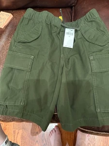 Ralph Lauren Polo Boys Chino Cargo Shorts Olive Green ~ size 14 ~ NWT - Picture 1 of 3