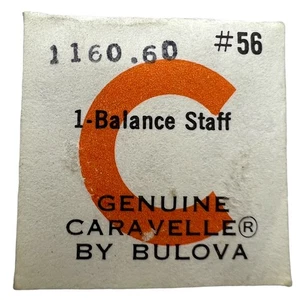 Caravelle 1160.60 BALANCE STAFF Watch Material Part No. 56 PUW 810 VTG NOS - Picture 1 of 1