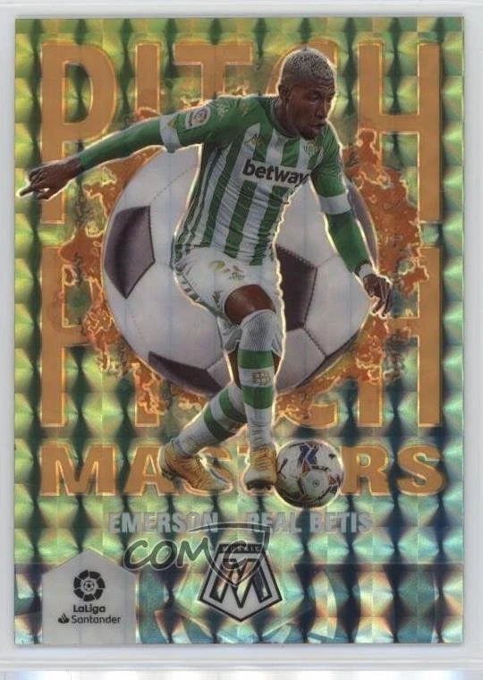 2020 Mosaic La Liga Pitch Masters Fluorescent Orange Prizm /25 Emerson Royal #22 - Image 1 of 2