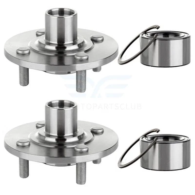 2xFront Wheel Bearings & Hub Assembly For 1994-02 Saturn SC1 SC2 SL SL1 SL2 1.9L - Image 1 of 4