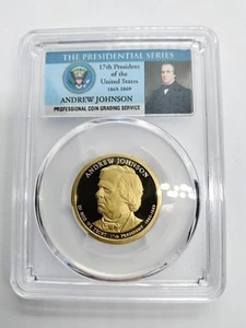 PCGS PR69DCAM 2011S 17th President Andrew Johnson / 39 - Picture 1 of 4