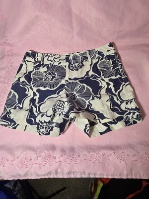  Pantalones cortos florales Banana Republic Martin Fit para mujer talla 6 100 % algodón  Foto 1 de 4