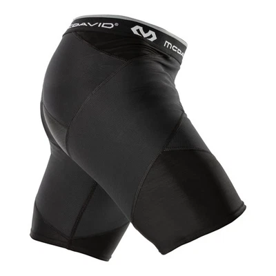 Short de compressão McDavid Super Cross com quadril Spica preto A/S - Imagem 1 de 3