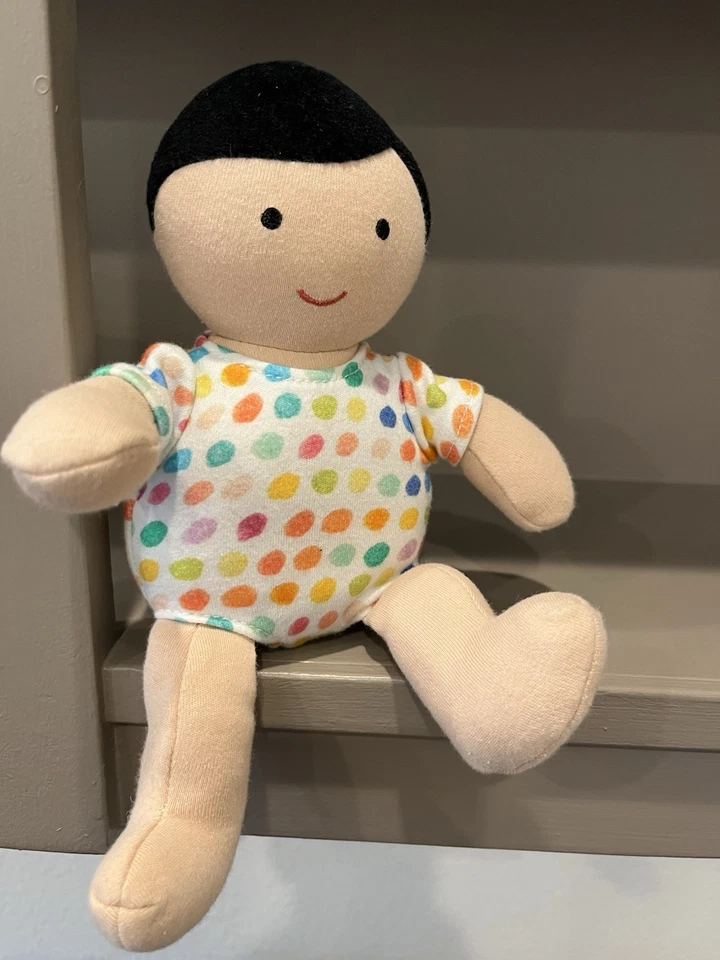 Lovevery Plush Doll Organic Lovey Montessori Learning White Light 9" - Image 1 of 4