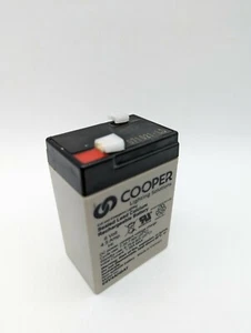 Cooper Lighting E6V4AHBAT Replacement Battery For Emergency/exit Lighting - Picture 1 of 3